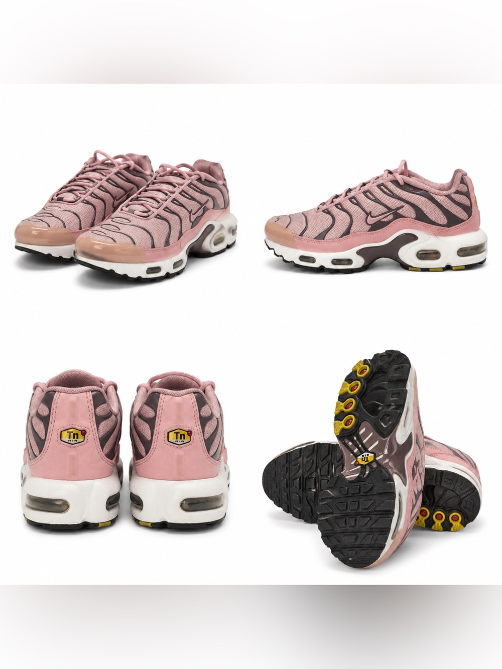 Nike Air Max Plus Pink Glaze Kids Sneakers Size 5.5Y